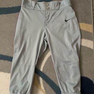 Nike Women's Light Gray Softball Pants
